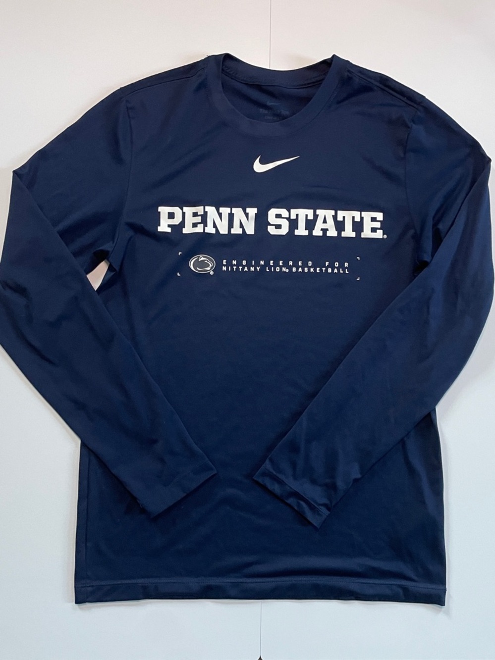 Nike Men’s Penn State Warm-Up Basketball Legend Dri-FIT Long Sleeve T-Shirt